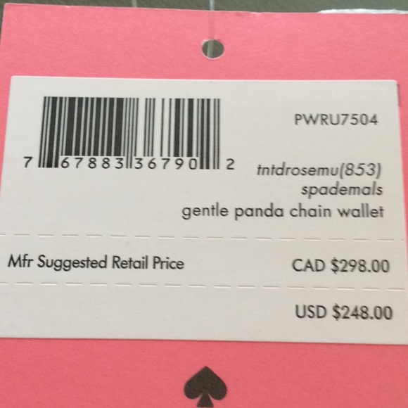 Kate Spade New York Gentle Panda Crossbody NWT - Picture 7 of 7